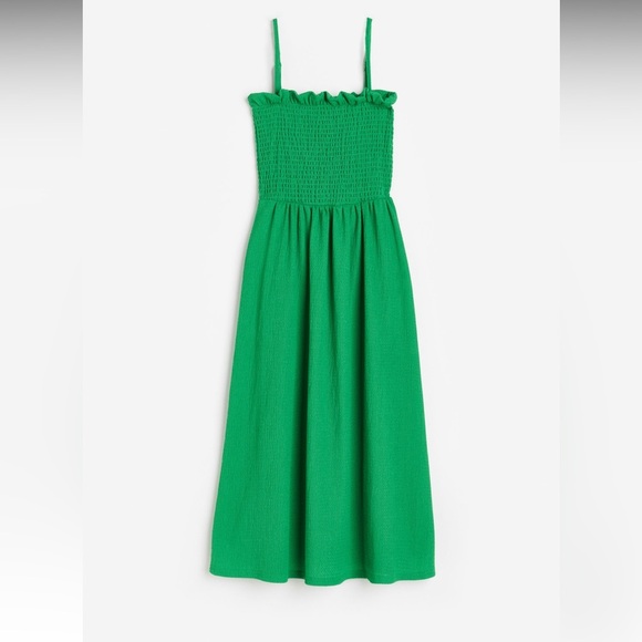 H&M Emerald smock Midi Dress - Picture 7 of 11